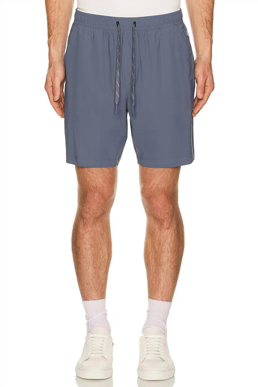 NEW RHONE pursuit unlined short in shale blue